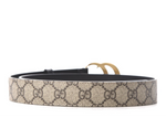 Load image into Gallery viewer, Gucci GG Supreme Monogram Matte Plutone Calfskin Double G Beige Black (Brandnew)
