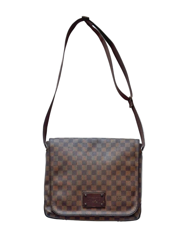 Louis Vuitton Damier Ebene Brooklyn MM Crossbody Bag (Pre-owned) 6RD9VXT