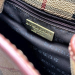 Load image into Gallery viewer, Burberry Saddle Brown Canvas Check Medium Susanna Hobo Bag (Pre-owned) 9YK3D39
