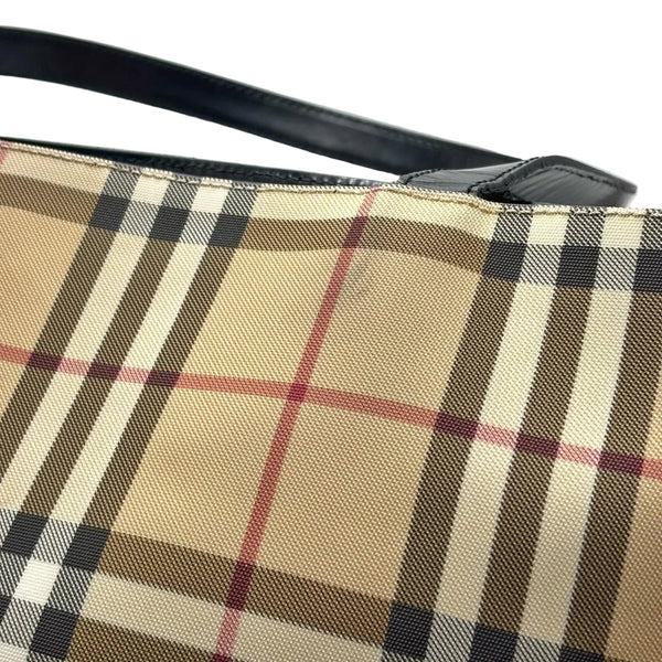 Burberry Canvas Nova House Check Tote Bag (Pre-owned) V2RM3RX
