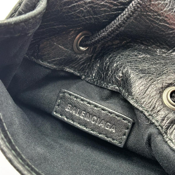 Balenciaga Explorer Pouch With Strap Small in black Arena lambskin (Pre-owned) 7GCKR9J