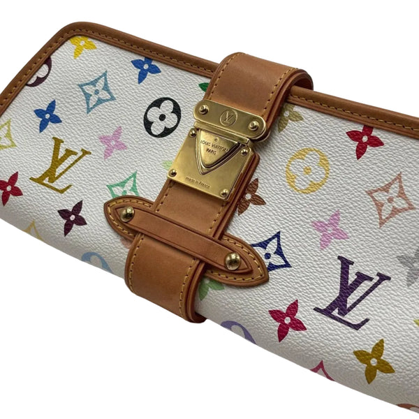 Louis Vuitton White Monogram "Murakami"  Multicolore Shirley Bag (Like new) Q9KD2C8