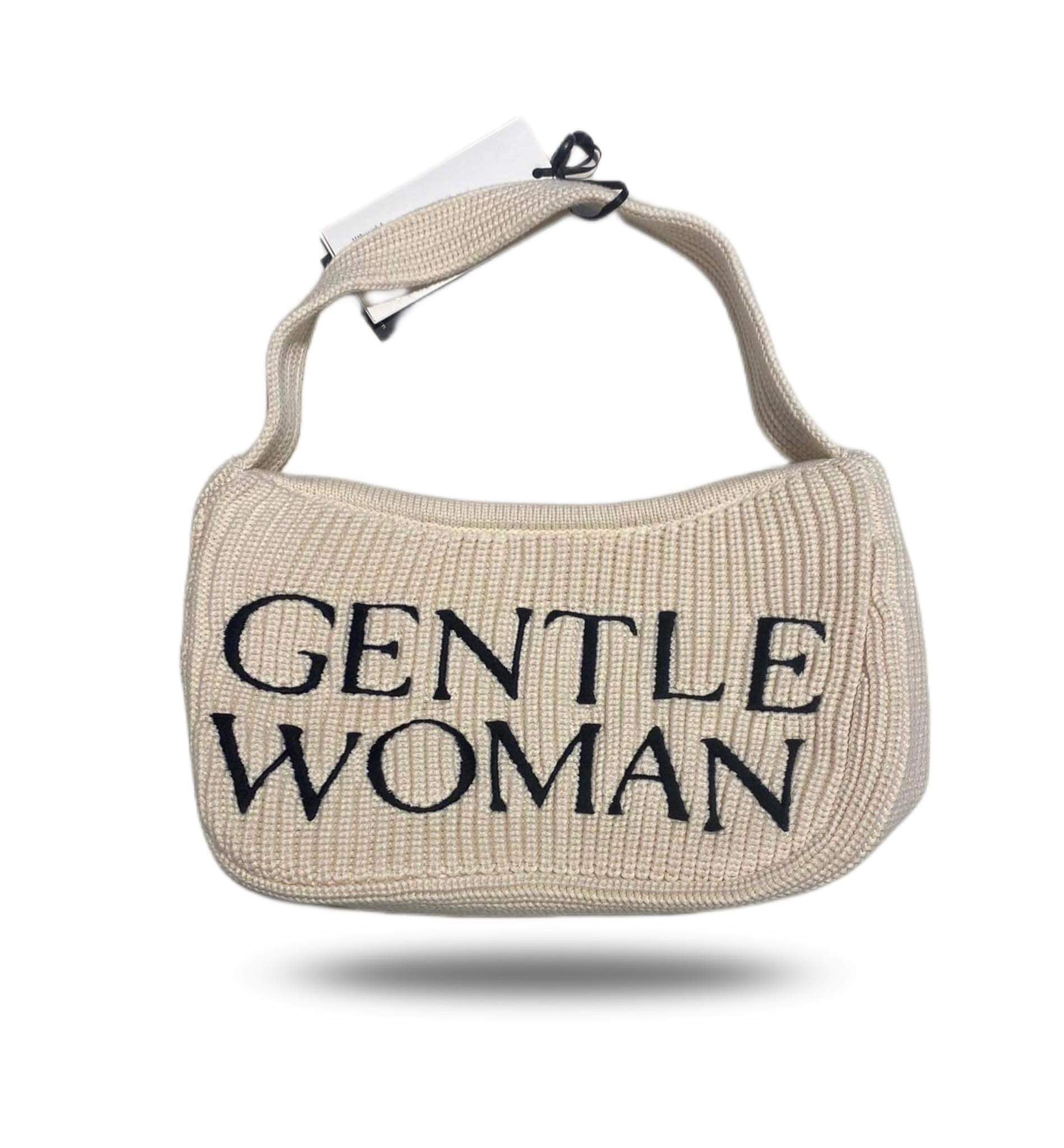 GENTLE WOMAN Preppy Knit Shoulder Bag – shoegamemanila