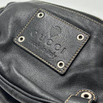 Load image into Gallery viewer, Gucci Leather Shoulder Bag Black (Like new) GB8RJDX
