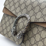 Load image into Gallery viewer, Gucci Dionysus Shoulder Bag GG Supreme Medium Beige/Brown (Like new) XYKMW7G
