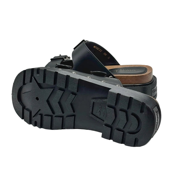 Dior Black Diorquake Sandals (Like new)