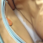 Load image into Gallery viewer, Celine Vintage Pouch Brown Monogram Canvas and Natural Leather (Pre-owned)
