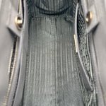 Load image into Gallery viewer, Prada 2015-2026 Medium Bicolor Saffiano Lux Galleria Satchel Grey (Like new) 8D976YD
