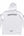 Chrome Hearts  White Scroll Label Zip Up Hoodie