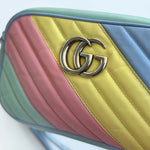 Load image into Gallery viewer, Gucci GG Marmont Small Camera Bag Multicolor Pastel (Pre-owned) C6CMH6T
