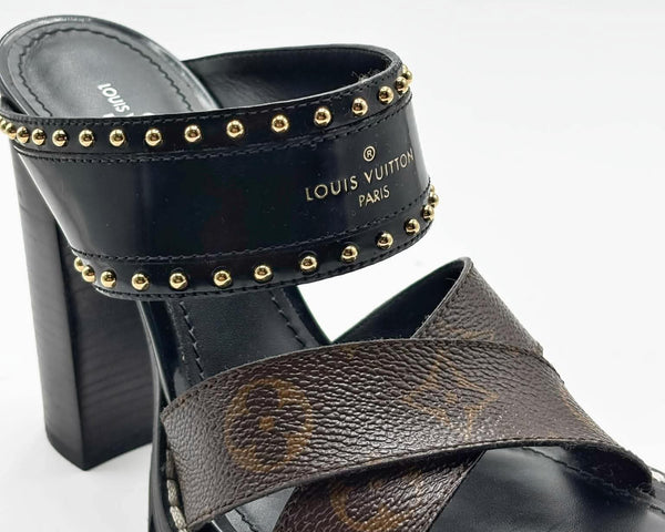 Louis Vuitton  Monogram Star Trail Sandals (Fitted)
