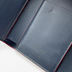 Load image into Gallery viewer, Louis Vuitton Taurillon Capucines Compact Wallet Marine Rouge (Pre-owned) MXYKJW8
