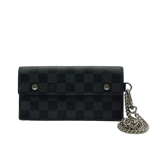 Louis Vuitton Damier Graphite Canvas Accordion Wallet (Like new) 3DYMW7D