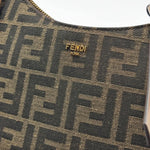 Load image into Gallery viewer, Fendi Fabric Jacquard Vitello Grace FF 1974 Mini Fendessence Shoulder Bag Tobacco Moro Ebano (Like new) 4BW2Y6R
