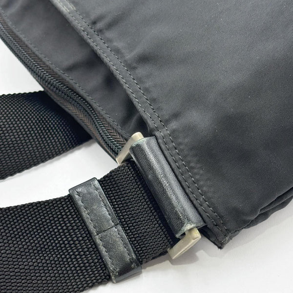 Prada Nylon Black Messenger Crossbody Bag (Pre-owned)