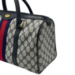 Load image into Gallery viewer, Gucci Monogram Vintage Web Boston Navy (Pre-owned) JDTWJ44
