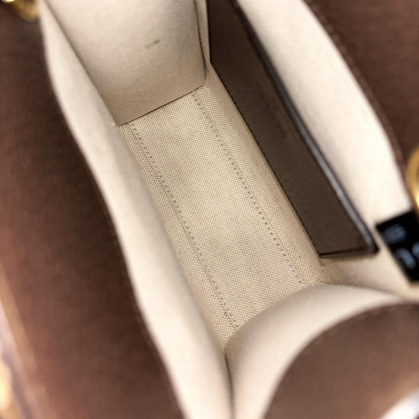 Gucci GG Jumbo Mini Vertical Tote Camel Ebony (Like new) 6GWH2C8