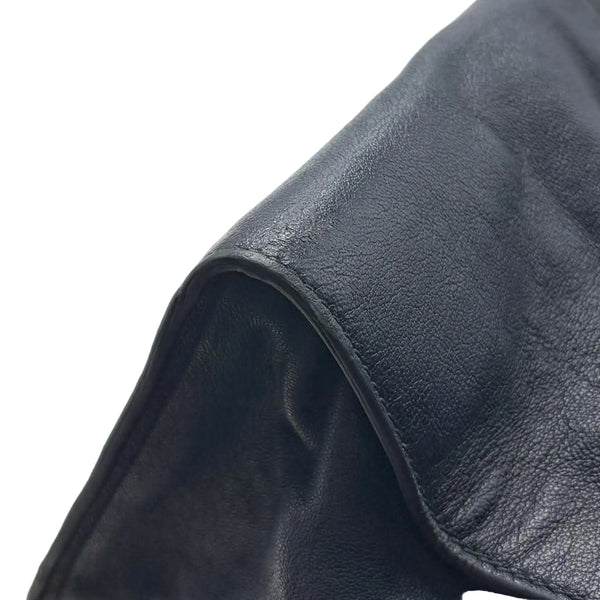 Saint Laurent Navy Blue Leather Medium Cabas Chyc Tote (Pre-owned) XQ6MTWG