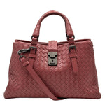 Load image into Gallery viewer, Bottega Veneta Nappa Intrecciato Medium Roma Tote Red (Pre-owned) G7W893K
