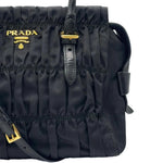 Load image into Gallery viewer, Prada Nylon Gaufre Black Handbag Black (Pre-owned) 47BG9W8

