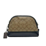 Load image into Gallery viewer, Coach Dome Brown/Black Signature Coated Canvas Crossbody Bag (Pre-owned)
