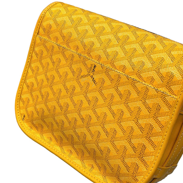 Goyard Goyardine Belvedere PM Shoulder Bag Yellow (Pre-Owned)