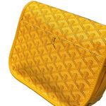 Load image into Gallery viewer, Goyard Goyardine Belvedere PM Shoulder Bag Yellow (Pre-Owned)
