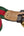 Gucci Green/Red Canvas Web Double G Belt 90.36 (Pre-owned)