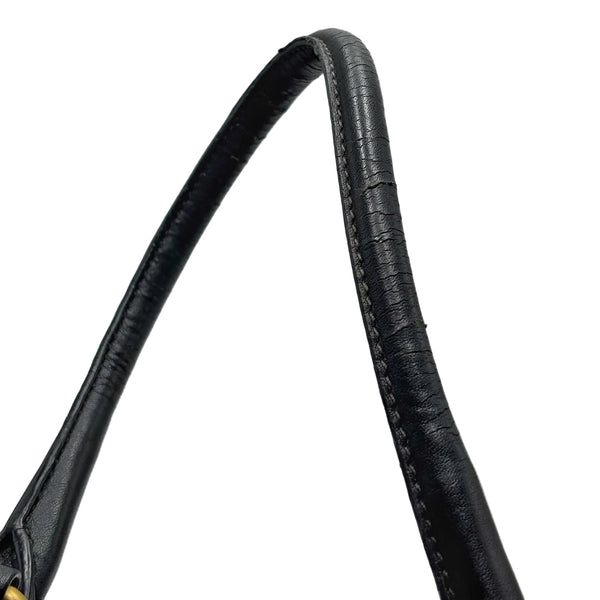Prada Black Vitello Daino Leather Tote Bag (Pre-owned) 43RRTJC