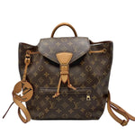 Load image into Gallery viewer, Louis Vuitton Monogram Canvas Montsouris MM NM Backpack Bag (Like new) 3TJM6TV
