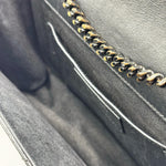 Load image into Gallery viewer, Saint Laurent Black Matelassé Leather Betty Shoulder Bag Black (Pre-owned) 96MHRH8

