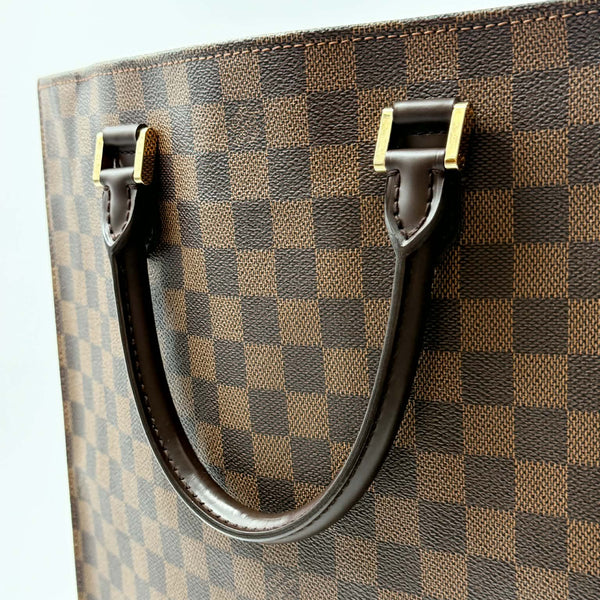 Louis Vuitton 2001 Damier Ebene Venice Sac Plat tote bag (Like new)