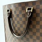 Load image into Gallery viewer, Louis Vuitton 2001 Damier Ebene Venice Sac Plat tote bag (Like new)
