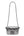Fendi Midi Baguette Chain Bag Zucca Embossed Leather Silver (Pre-owned) C4DTW7W