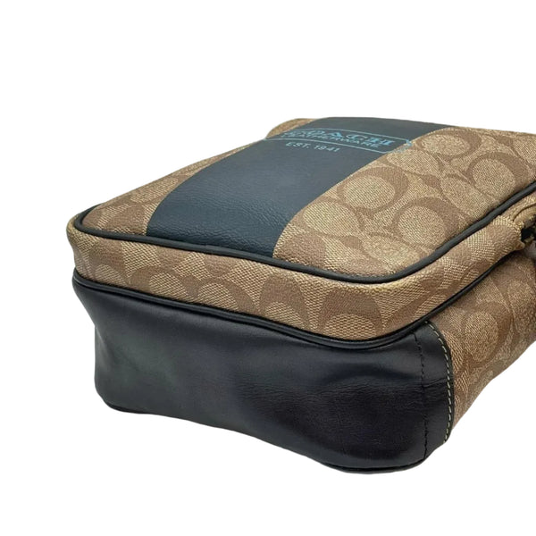 Coach Sling Bag Brown All-over Pattern (Pre-owned)
