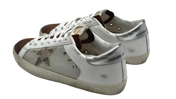 Golden Goose Super-Star Light Silver White Beige