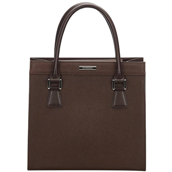 Burberry Brown Leather Tote Bag (preowned)