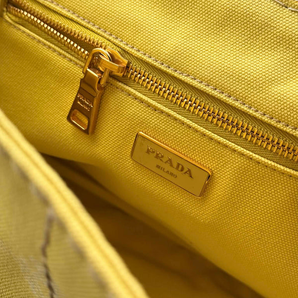 Prada 2000 Canapa tote bag Yellow (Like new)