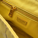 Load image into Gallery viewer, Prada 2000 Canapa tote bag Yellow (Like new)
