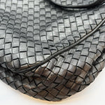 Load image into Gallery viewer, Bottega Veneta Intrecciatio Shoulder Bag Metallic Grey (Pre-owned) 2K4C9HD
