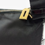 Load image into Gallery viewer, Prada Square Nylon Shoulder Bag Black (Pre-owned) G4B7T3D
