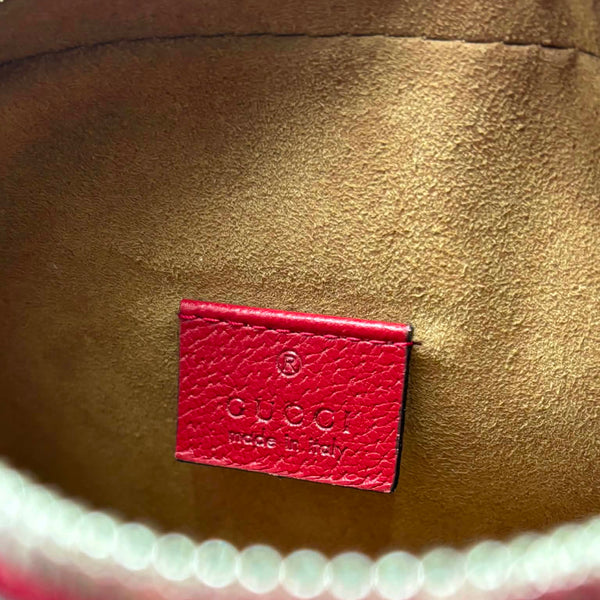Gucci Beige Multicolore Coated Canvas Tian Crossbody Bag (Pre-owned) DG79H3Y