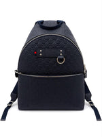 Load image into Gallery viewer, Gucci Black Rubber Guccissima Leather Backpack Bag (Like new) 7WYDC3R
