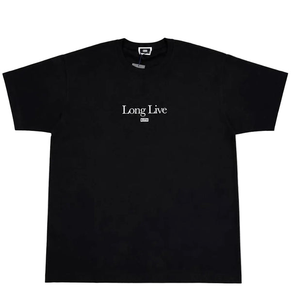 Kith Long Live Quote Tee Black