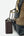 Coach Dome Brown/Black Signature Coated Canvas Crossbody Bag (Pre-owned)