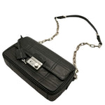 Load image into Gallery viewer, Prada Women’s Black Leather Shoulder Bag (Pre-owned) QBJGWRK
