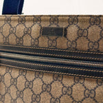 Load image into Gallery viewer, Gucci GG Supreme Canvas Flat Messenger Bag Navy (Pre-owned) GH3JC9H
