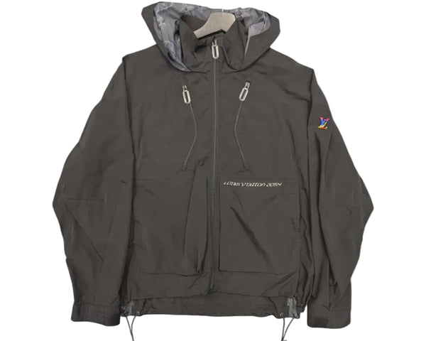 Louis Vuitton 2054 Nylon Hooded Zip-up Jacket (Like new)