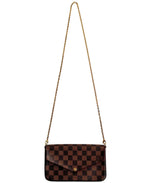 Load image into Gallery viewer, Louis Vuitton Pochette Félicie Damier Ebene Canvas (Like new) YYBWTJ3
