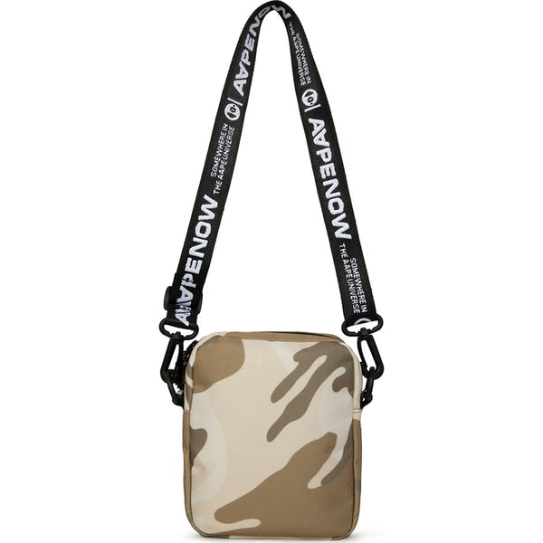 AAPE Moonface Patch Camo Crossbody Pouch Bag